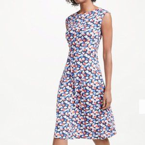 Boden Marina Jersey Dress, Poppy Meadow floral